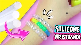 DIY ★ Silicone BRACELETS ★ Easy DIY Crafts [upl. by Yennaiv318]