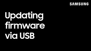 How to manually update the firmware on your Samsung TV  Samsung US [upl. by Hallerson]