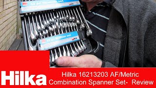 Hilka 16213203 AFMetric Combination Spanner Set 32 Pieces  Review [upl. by Anilyx]