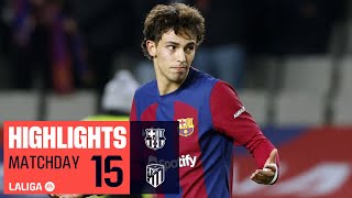 FC BARCELONA  ATLÉTICO DE MADRID 10  RESUMEN [upl. by Ingram]