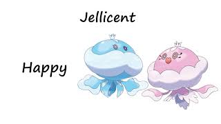 Pokémon Sounds Collection  Frillish Jellicent [upl. by Lleda718]