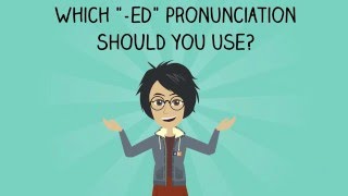 Pronunciation Past Tense Regular Verbs ed [upl. by Lorianne]