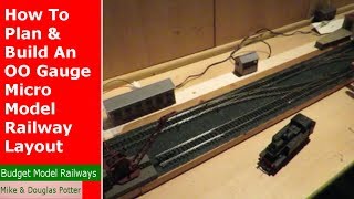 How To Plan amp Build An OO Gauge Micro Shunting  Switching Model Railway  Railroad Layout [upl. by Meyer]