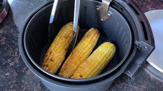 Air Fryer Corn Recipe  How To Cook Corn On The Cob In The Air Fryer [upl. by Gizela]