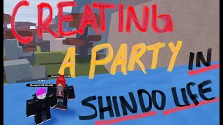 Shindo Life How to make a Squad [upl. by Htinek]