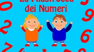 Filastrocca dei Numeri  Filastrocche per Bambini [upl. by Reinertson]