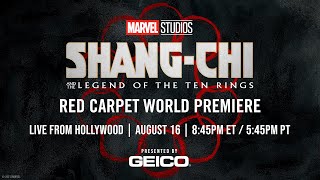 Marvel Studios ShangChi and the Legend of the Ten Rings  Red Carpet LIVE [upl. by Ezzo]