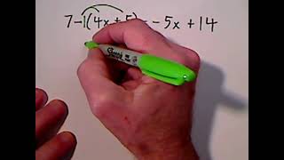 Solving Algebraic Equations Involving Parentheses [upl. by Revert629]