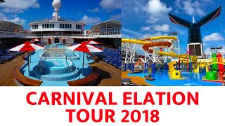 Complete Tour of Carnival Elation Cruise Ship  A Detailed Walkthrough  CruiseRadioNet [upl. by Aven]