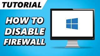 How to DisableTurn off Firewall on Windows 10 2025 Guide [upl. by Yllrebmik740]