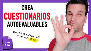 📊 Crea CUESTIONARIOS autoevaluables con Google FORMULARIOS [upl. by Idarb]