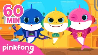 Mix  Baby Shark Robot and more  Baby Shark Remix  Compilation  Pinkfong Songs for Children [upl. by Luap]