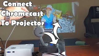 Google Chromecast How to Connect to Projector ALL GOOGLE CHROMECASTs [upl. by Hallette]