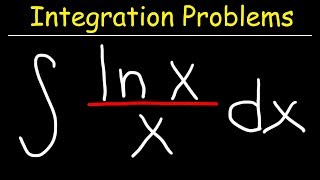 Integral of lnxx [upl. by Wilek627]