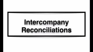 Intercompany reconciliation [upl. by Edivad]