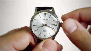 Seiko HowTo Video Presage [upl. by Hemingway]