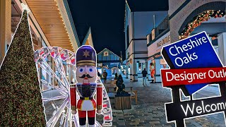 Cheshire Oaks Designer Outlet  Christmas Walking Tour [upl. by Leval]