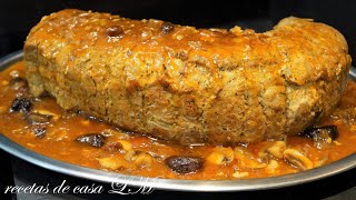 LOMO RELLENO SIN HORNO RECETA FÁCIL PARA NAVIDAD [upl. by Olotrab]