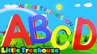 Alphabet Phonics Song  Learning Videos for Kids  Nursery Rhymes amp Songs by Little Treehouse [upl. by Yllier910]