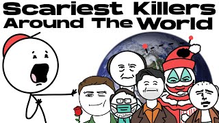 Scariest Serial Killers From Around The World [upl. by Jabe604]