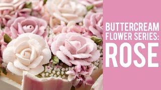 How to Make a Buttercream Rose [upl. by Malena22]