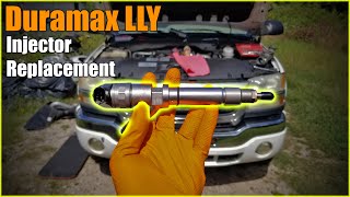 Duramax LLY Injector Replacement [upl. by Emor]