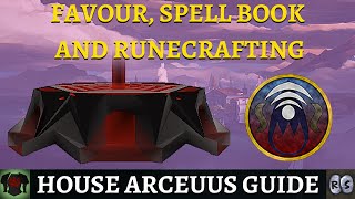 Guide to House Arceuus Favour Spellbook amp Runecrafting [upl. by Nnalyrehs]