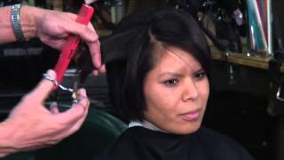 How to Use Thinning Shears on Hair [upl. by Etnomaj]