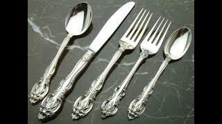 What Is My Sterling Flatware Worth [upl. by Ayetal]