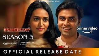 PANCHAYAT SEASON 3 RELEASE DATE Amazon Prime  Panchayat Season 3 Trailer  panchayatseason3 [upl. by Rabelais18]