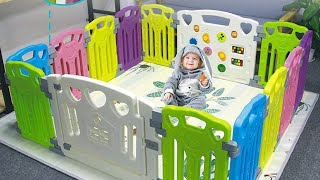 How to assemble baby playpen  infant play mat  Kids activity centre  Gupamiga play yard set up [upl. by Towers78]