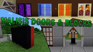 Новые двери и полезные блоки  Обзор модов Malisis doors amp blocks  Minecraft 1122 [upl. by Mimajneb692]