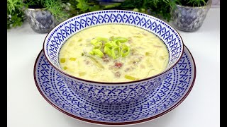 KäseLauchSuppe mit Hackfleisch [upl. by Lifton]