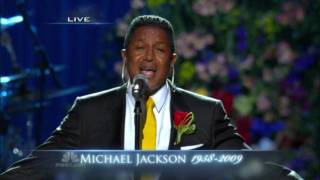 Jermaine Jackson  Smile Live Performance at Michael Jackson Memorial [upl. by Domella]