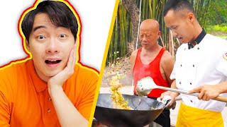 Uncle Roger AMAZED by PERFECT EGG FRIED RICE Chef Wang Gang [upl. by Aerol]