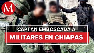 En Chiapas enfrentamiento deja 9 elementos de seguridad lesionados [upl. by Eelanna]