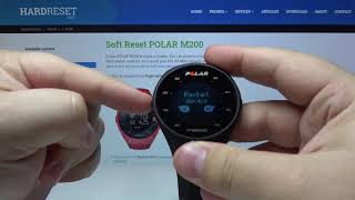 How to Hard Reset POLAR M200 – Restore Defaults  Wipe Data [upl. by Airdni231]