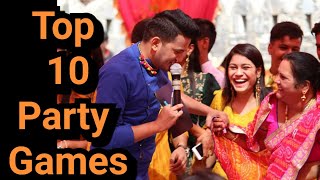 10 Fun amp Easy Party Games for Adults Best Party Games  Couple Games  games online zoom Games [upl. by Ahsietal]