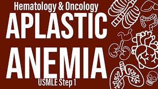 Aplastic Anemia HemeOnc  USMLE Step 1 [upl. by Ailedroc]