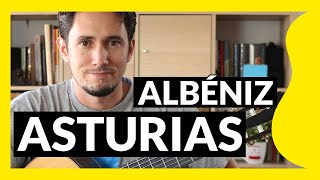 ASTURIAS DE ALBÉNIZ 💃 TUTORIAL Guitarra PARTITURATAB [upl. by Ldnek]