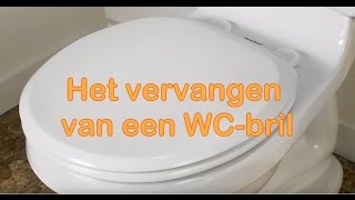 wc bril monteren badkamer wc [upl. by Aisatsanna]