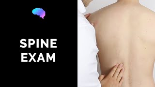 Spine Examination  OSCE Guide  UKMLA  CPSA  PLAB 2 [upl. by Whitman]