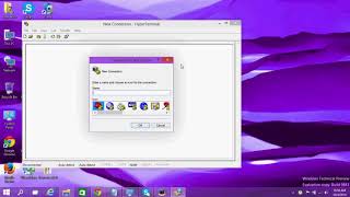 How to download hyperterminal in Windows 10 and configure [upl. by Ulberto706]