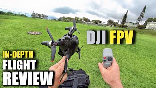 DJI FPV Drone Flight Test Review IN DEPTH  Motion Control amp Fly More Kit How Does It REALLY Work [upl. by Bore]