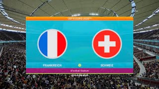 FRANKREICH  SCHWEIZ  UEFA Euro 2020  Achtelfinale  28062021 [upl. by Eustis]