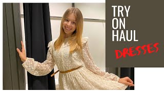 Try on haul  Dresses  Casual outfits  Mari Kruchkova [upl. by Anelem807]