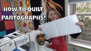 How to Quilt with Pantograph Designs on a Longarm Quilting Frame [upl. by Eli]