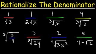 Rationalize The Denominator [upl. by Falito]