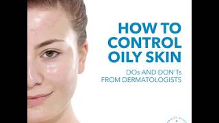 How to control oily skin [upl. by Ahtamas]