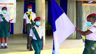 Pathfinders Flag Raising Ceremony [upl. by Hgielyk407]